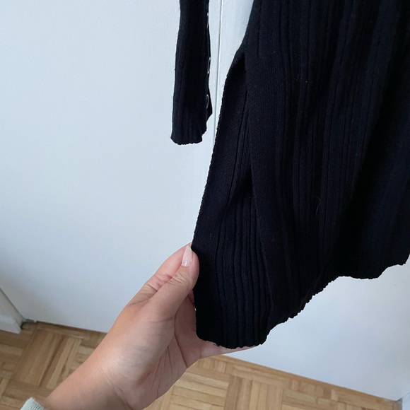 Scoop Collared Botton Up Knit - Picture 6 of 8